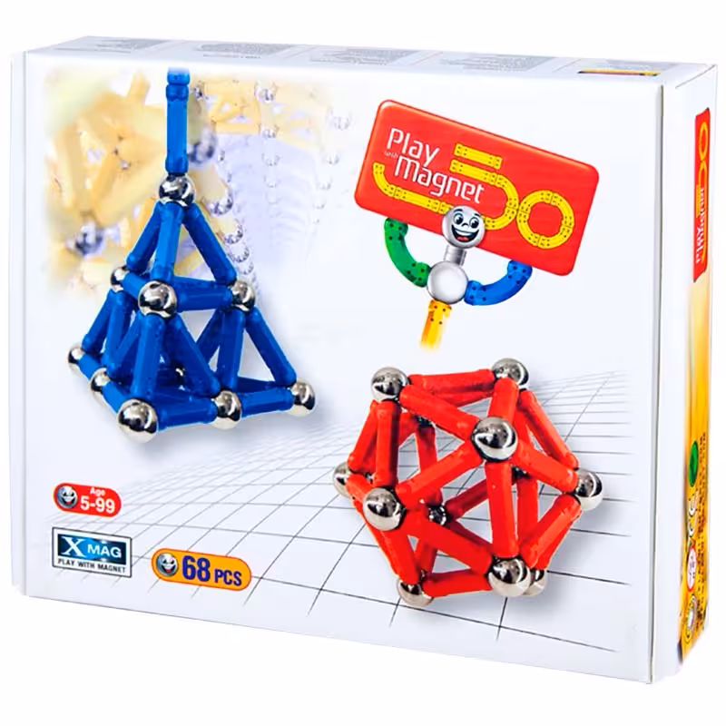 اسباب بازی تیپ 2 کلاسیک 68 تکه مگنت