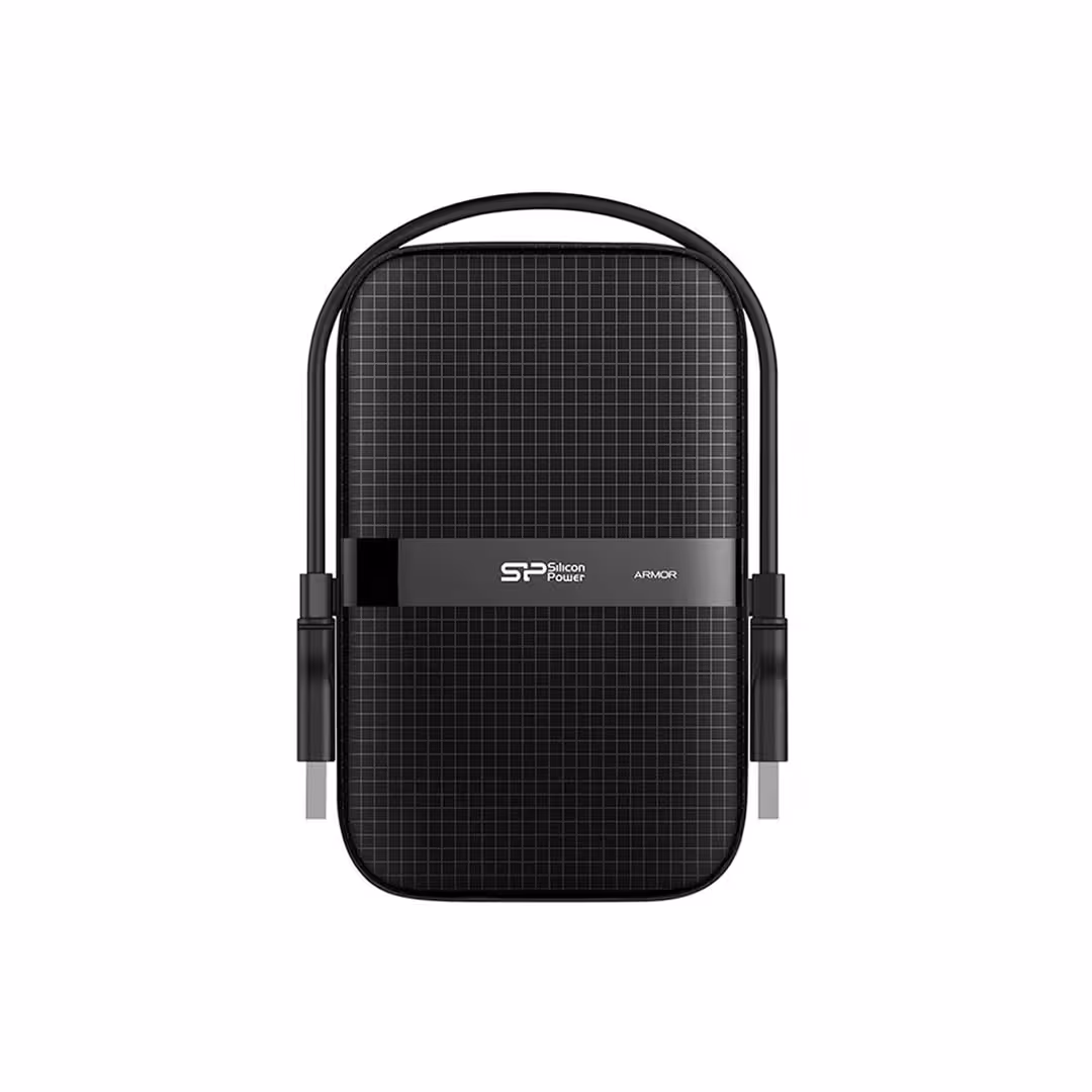 هارد اکسترنال Silicon Power مدل Armor A60 ظرفیت با ظرفیت 2 ترابایت - مشکی