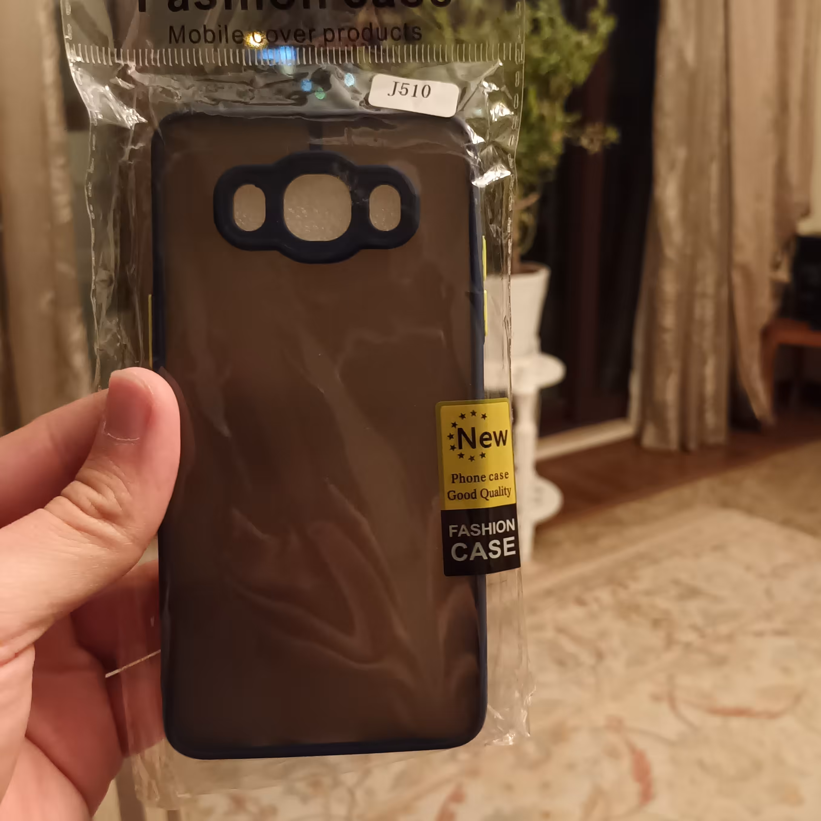 قاب پشت مات محافظ لنزدار J510 رنگ سرمه ای