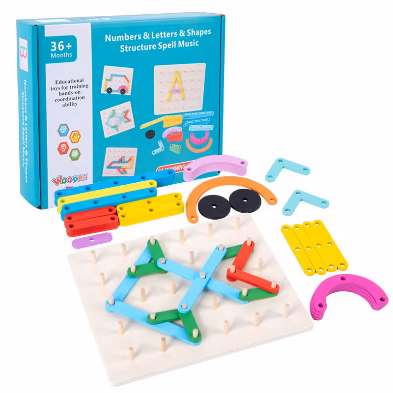 اسباب بازی چوبی ساختنی  مدل 4195484