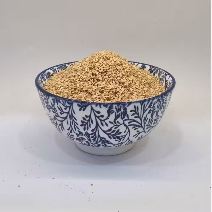 کنجد ایرانی  پوست کنده و دو آتیشه 500گرمی