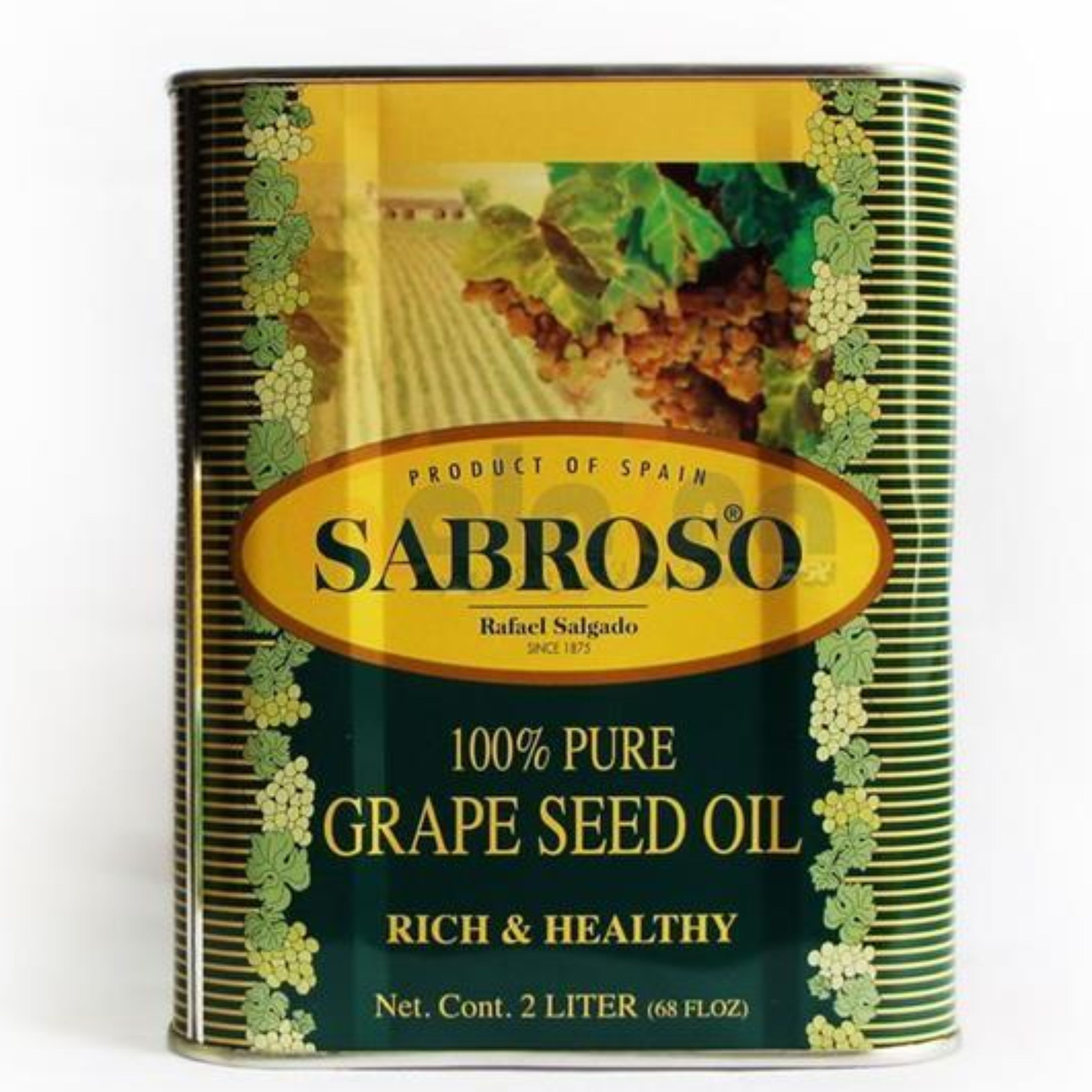 روغن هسته انگور سابروسو Sabroso وزن 4 لیتر
