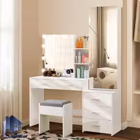 میز آرایش لامپ دار DJ692