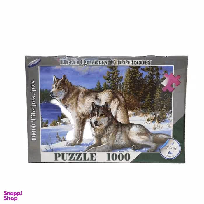 پازل 1000 تکه رینگ طرح گرگ