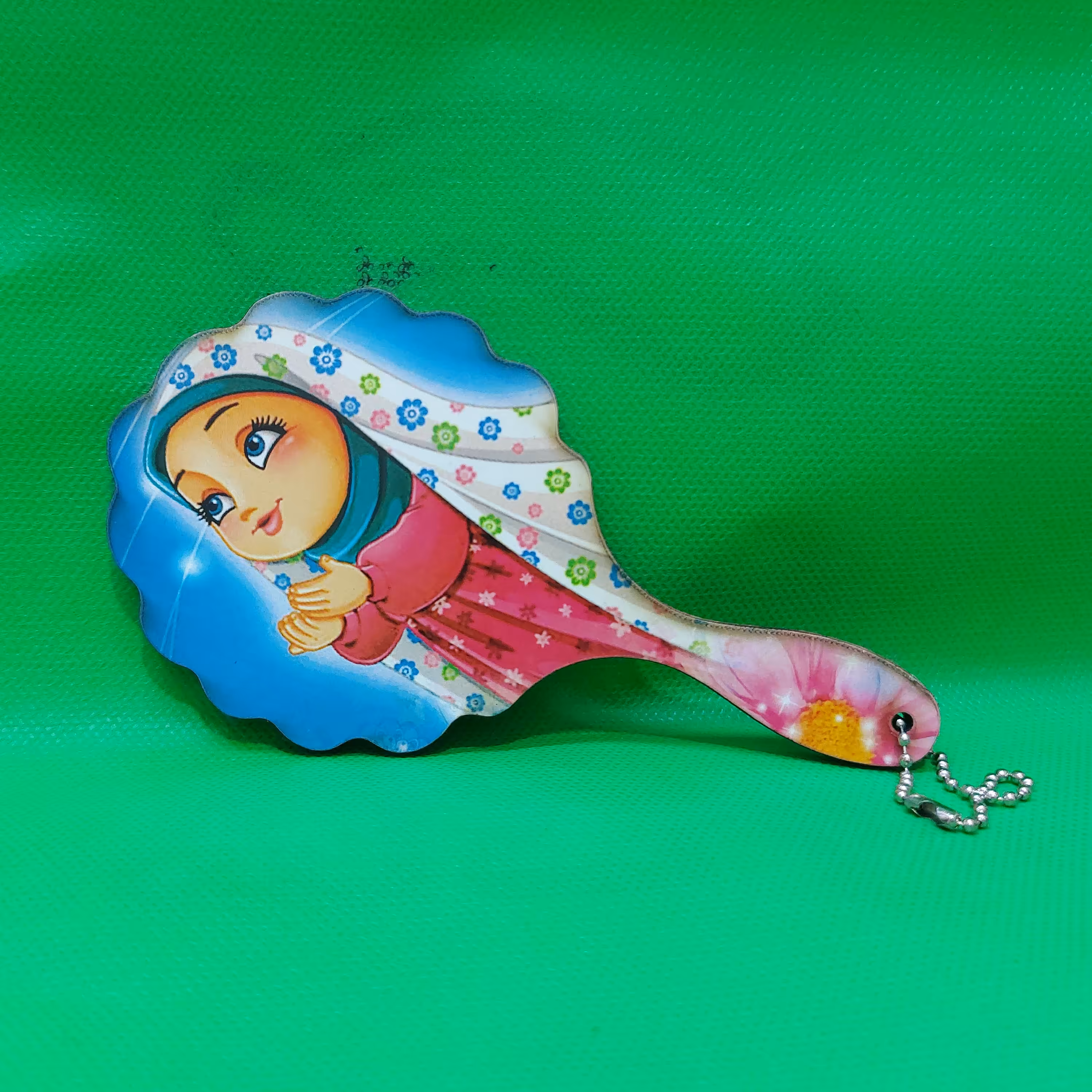 آینه دخترانه طرح حجابی دسته دار