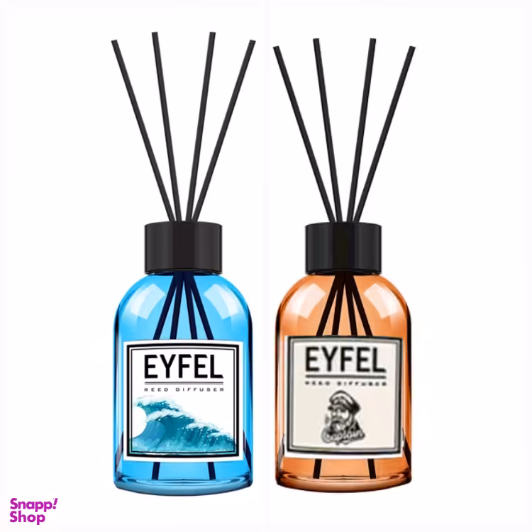 خوشبو کننده هوا ایفل مدل اوشن و کاپیتان بلک حجم 120 میلی لیتر مجموعه 2 عددی