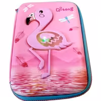 جامدادی چراغدار فلامینگو کوچک،سیلیکونی برجسته)