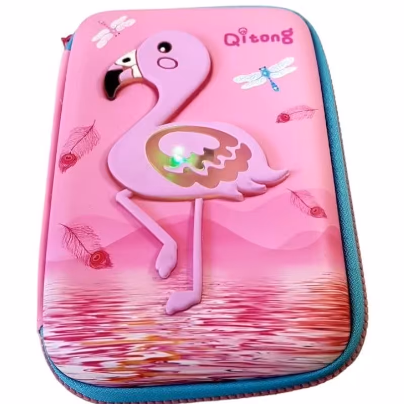 جامدادی چراغدار فلامینگو کوچک،سیلیکونی برجسته)