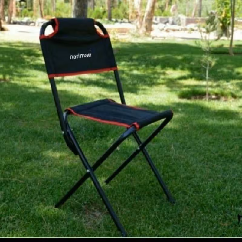 صندلی تاشو پشتی دار محکم اوله 20 سنگین