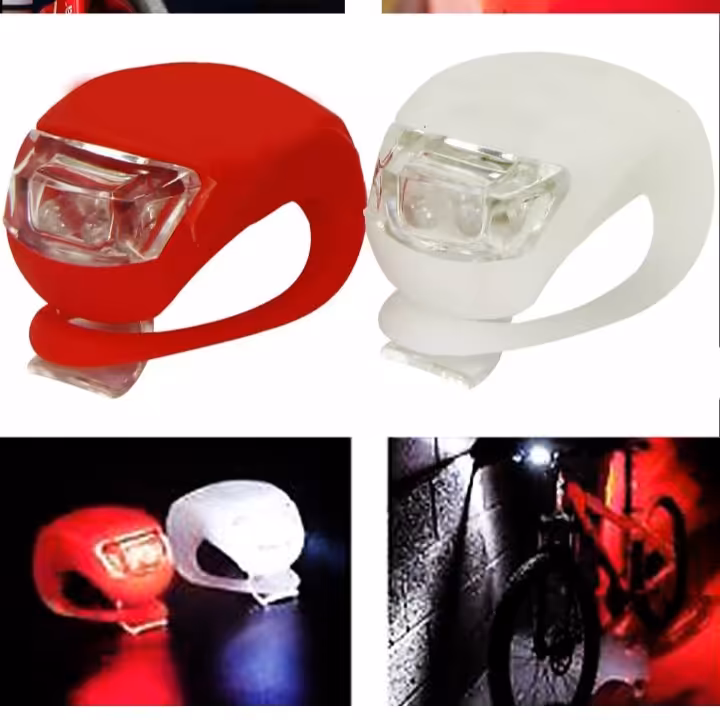 چراغ ژله ای دو طرفه دوچرخه مدل  B بسته 2 عددی کد 1271 (راشا بایک)