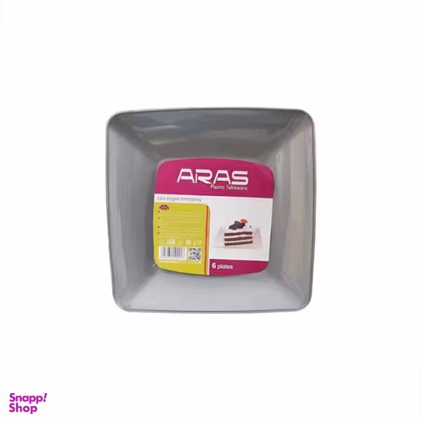 پیش دستی یکبار مصرف ارس مدل لوکس کد L16 بسته 6 عددی