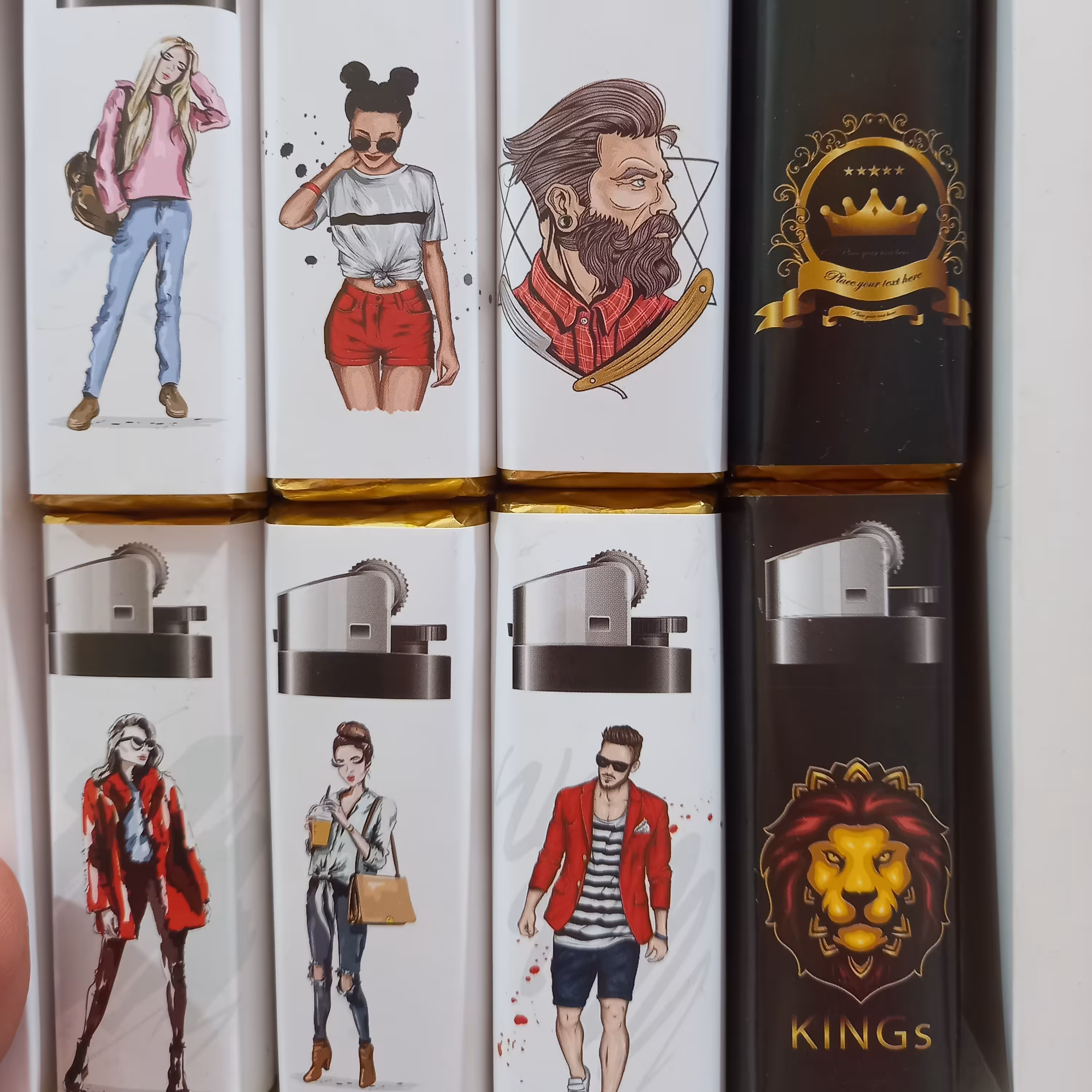  شکلات طرح فندک (شکلات تک تک تازه) 