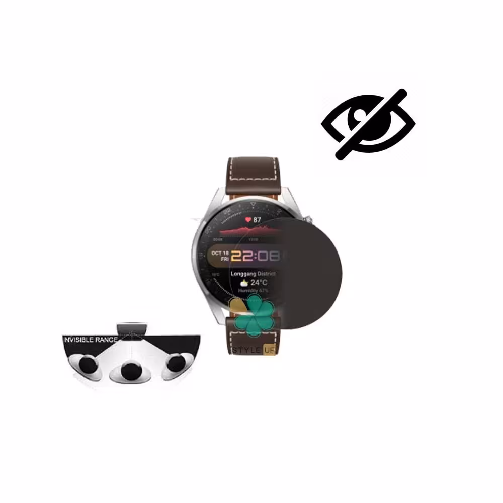 محافظ صفحه حریم شخصی نانو ساعت هواوی واچ Huawei Watch 3 Pro