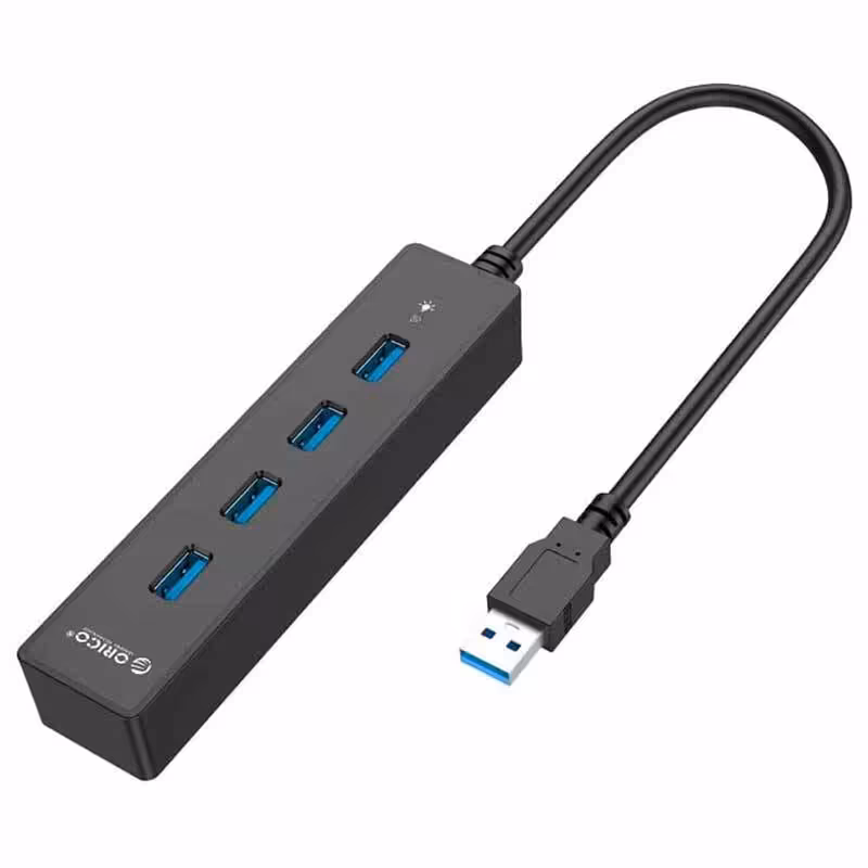 هاب 4 پورت USB3.0 اریکو مدل W8PH4-U3ORICO 4 Port USB3.0 HUB W8PH4-U3