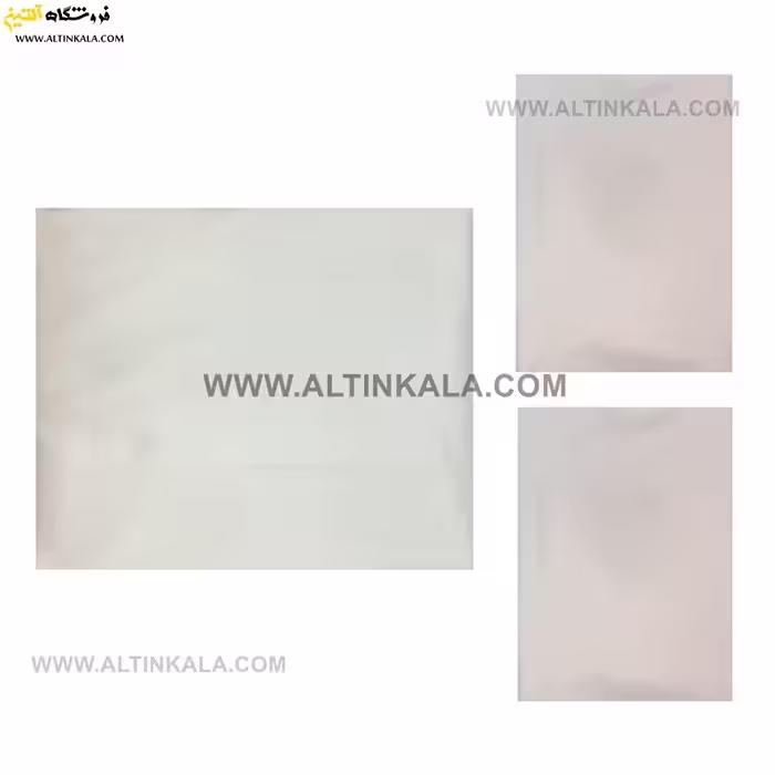 سرویس ملحفه کشدوز دونفره سه تکه 160×200 ساده رنگ سفید