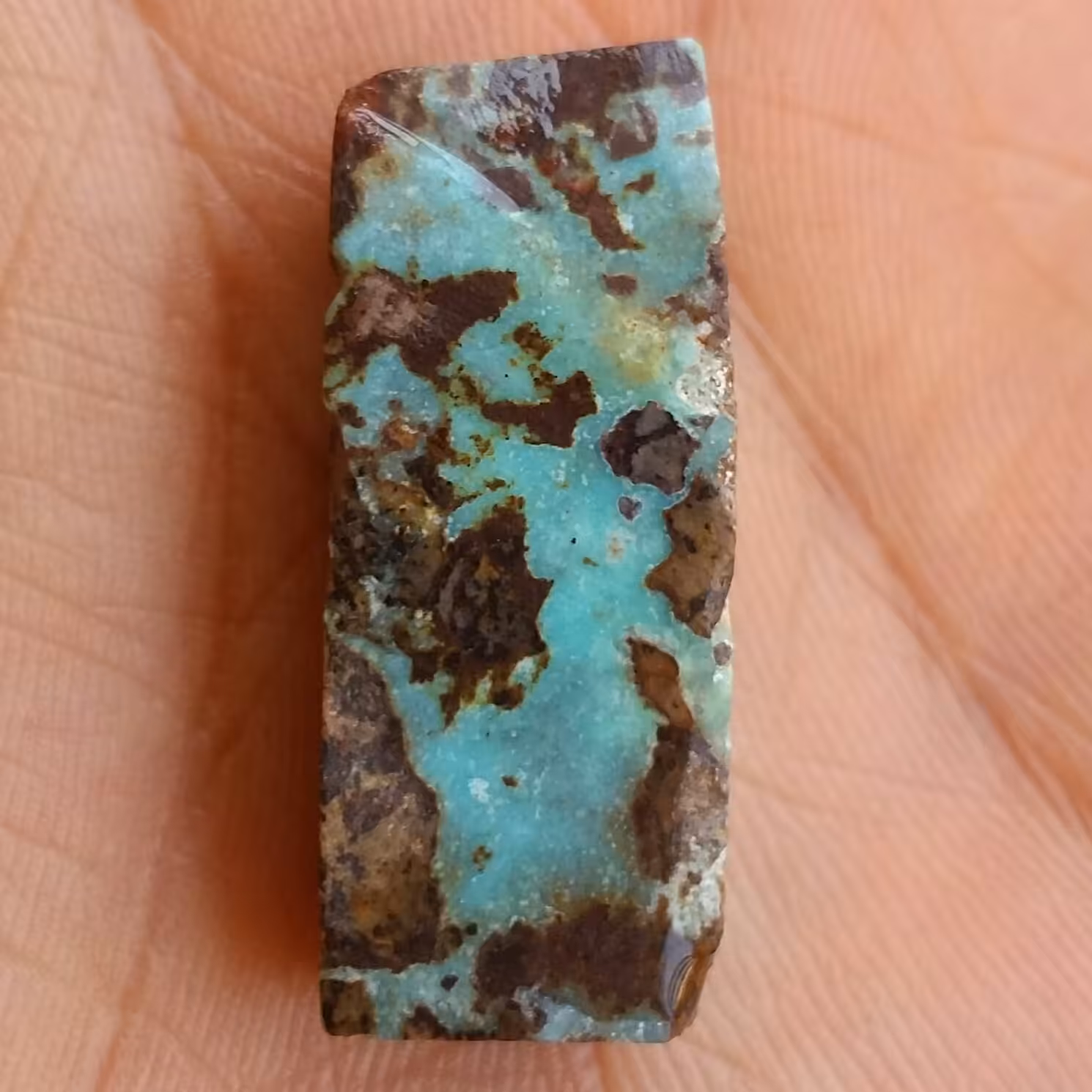 اسلایس سنگ راف فیروزه خاااص اصل نیشابور 100 در 100 طبیعی شاهکار خلقت
مناسب جهت دکور و ساخت نگین
