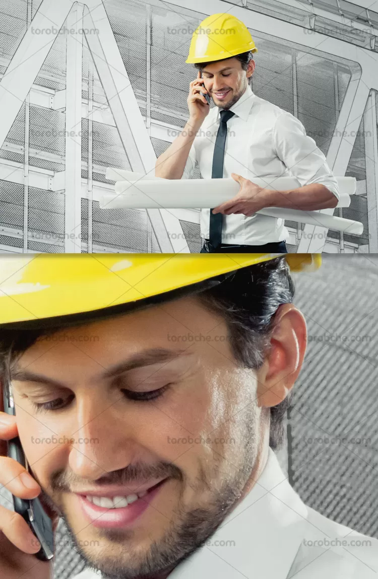 عکس با کیفیت مهندس ساختمان سازی | گرافیک با طعم تربچه
