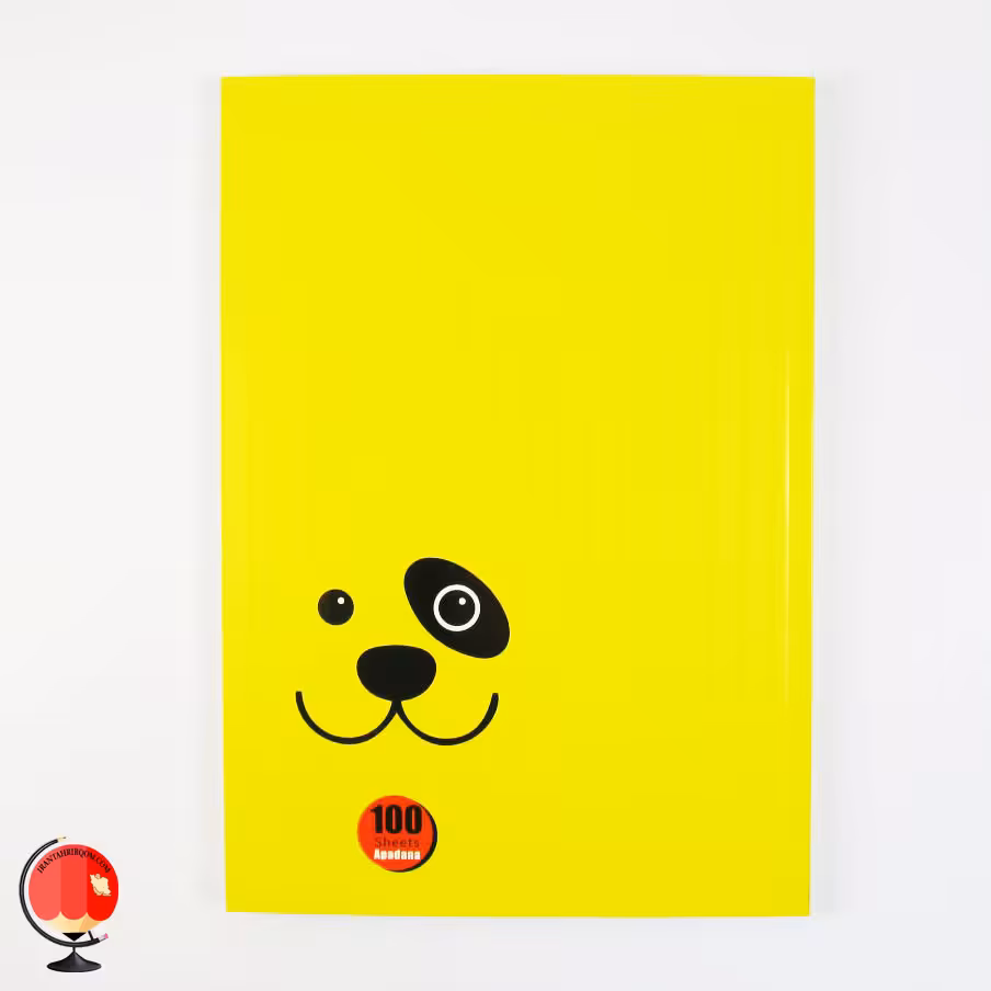 دفتر مشق 100 برگ طرح سگ آپادانا