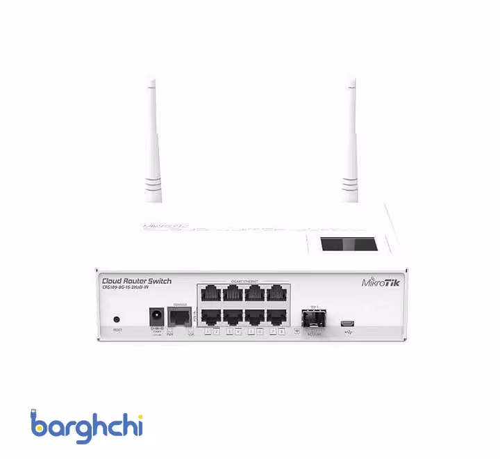 روتر بی سیم میکروتیک مدل CRS109-8G-1S-2HnD-IN