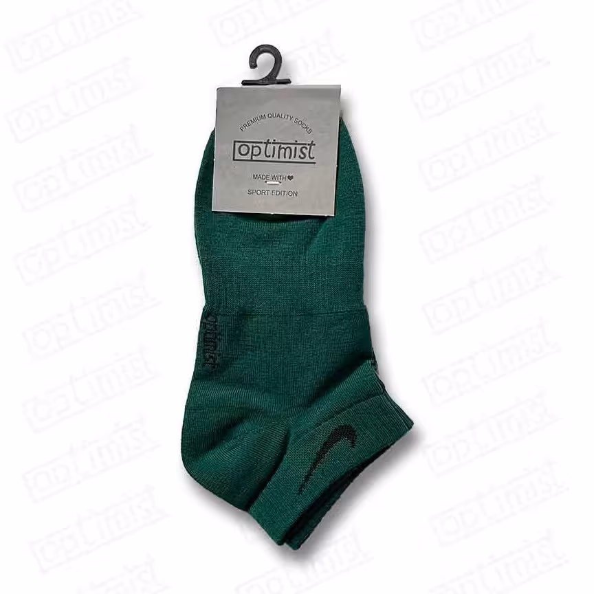 جوراب مچی طرح نایک سبز یشمی فری سایز نخ پنبه