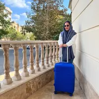 چمدان سایز متوسط 24 اینچ برند وارداتی پارتنر سرمه ای