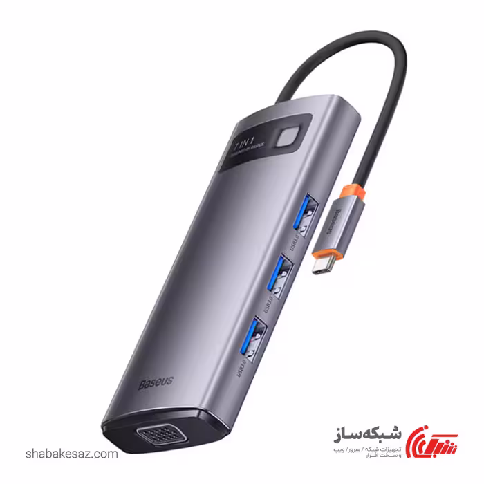 قیمت و خرید هاب USB C باسئوس Baseus WKWG040013 - شبکه ساز