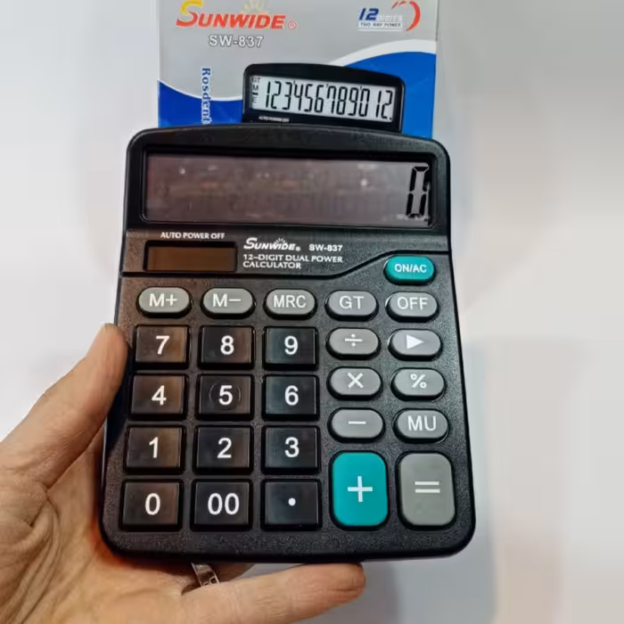 پخش ماشین حساب 14.5در 12 سانت 