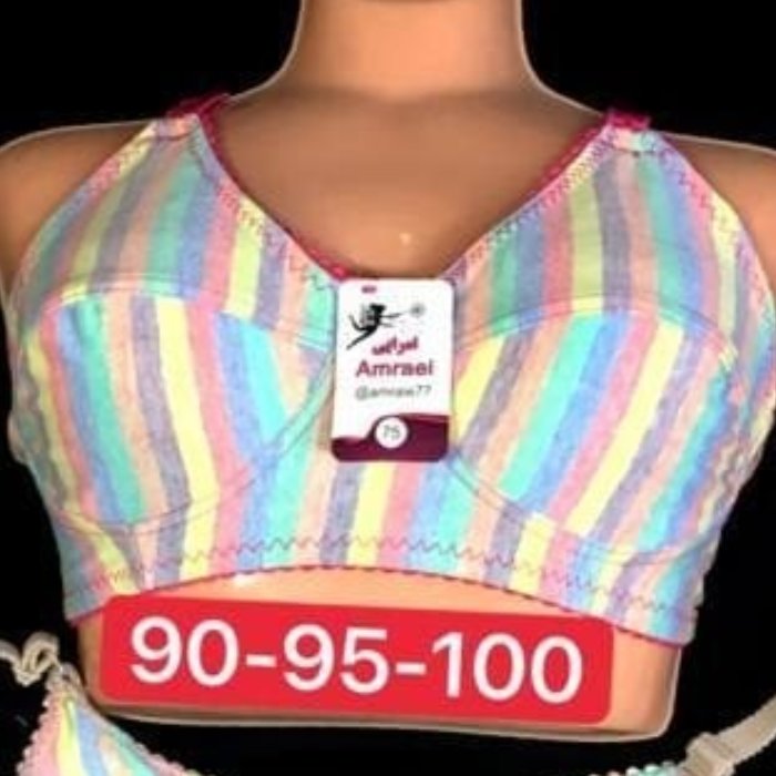 سوتین نخی سایز بزرگ بسیار نرم و راحت فقط سایز95موجوده