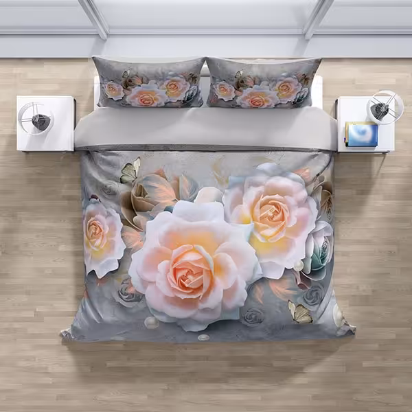 سرویس خواب کد A025 یکنفره 4تیکه میکرو چاپ دیجیتال