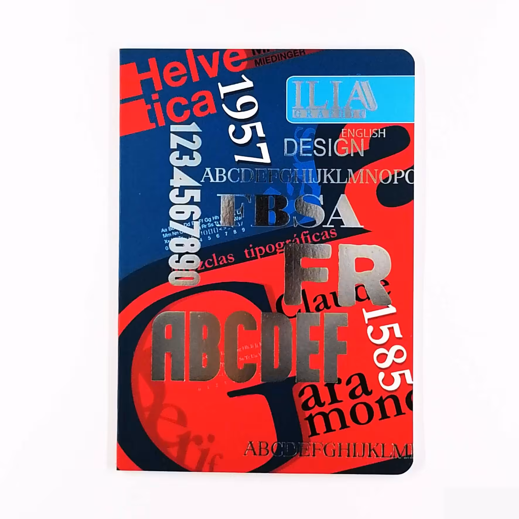 دفتر 50 برگ زبان ایلیا ته چسب جنس جلد مقوا ــ