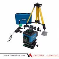 تراز لیزری ماکیتا 360 درجه همراه با سه پایه بلند مدل Makita-3.7V