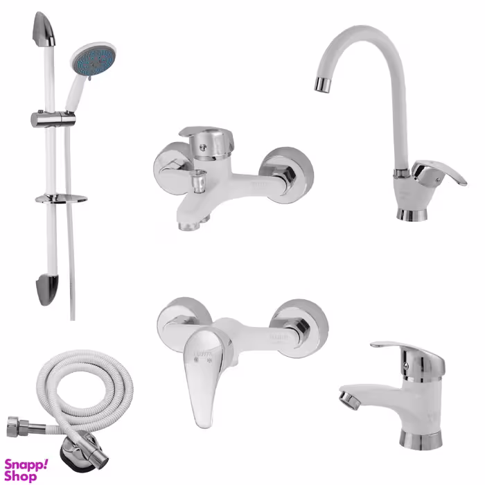 ست شیرآلات فاخته مدل ماهان پلاس کد SK مجموعه 6 عددی