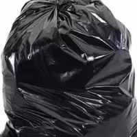 کیسه زباله مشکی سایز متوسط 70در 90(بسته 5 کیلو)