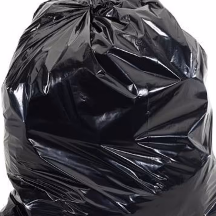 کیسه زباله مشکی سایز متوسط 70در 90(بسته 5 کیلو)