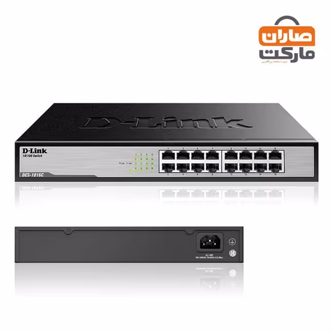 سوئیچ 16 پورت دسکتاپی دی-لینک مدل DGS-1016C