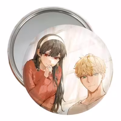 آینه جیبی خندالو مدل لوید و یور انیمه اسپای ایکس فمیلی Spy x Family کد 17680