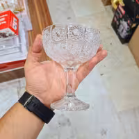 بستنی خوری کریستالی طرح pk ، بستنی خوری پیکی ، گیلاس پی کی ، گیلاس خوری ، شربت خوری ، بستنی خوری خارجی