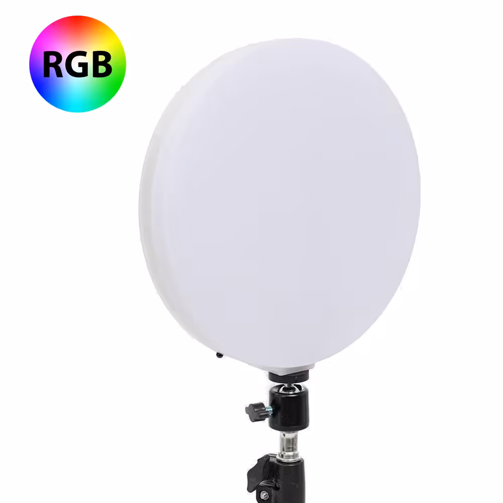پنل LED RGB دایره‌ای مدل CS-2600 (به همراه پایه)