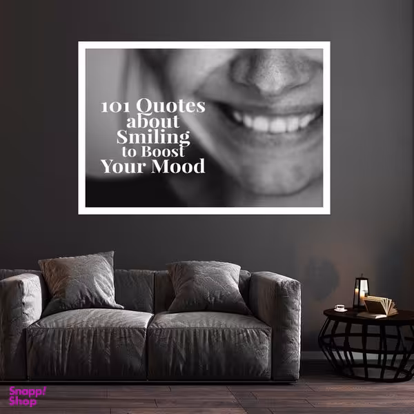 تابلو بکلیت طرح لبخند و دندانپزشکی مدل قاب شاسی W-s10117