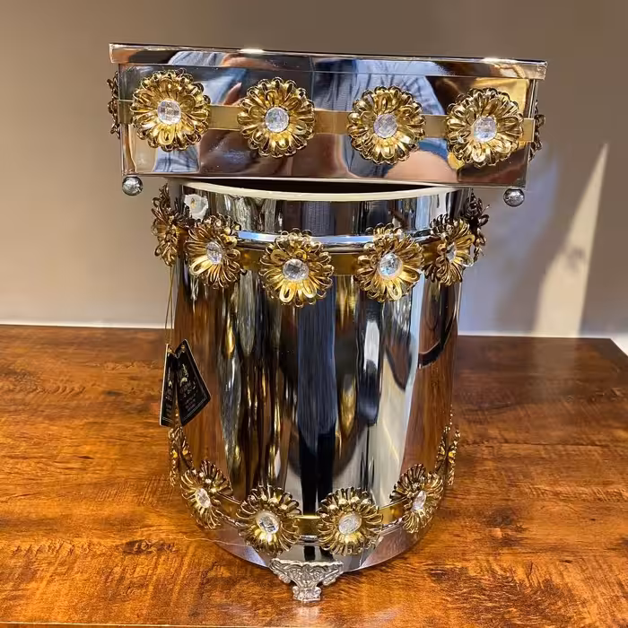 سطل و جا دستمال  درب دار