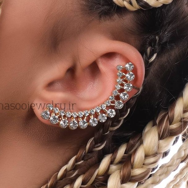 گوشواره بلوتوثی یا لاله گوشی نگینی