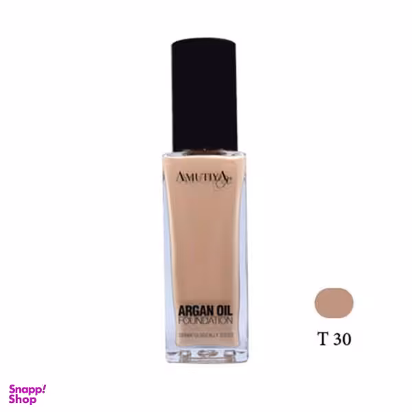کرم پودر آموتیا (Amutiya) مدل روغن آرگان شماره T30 حجم 30 میلی لیتر