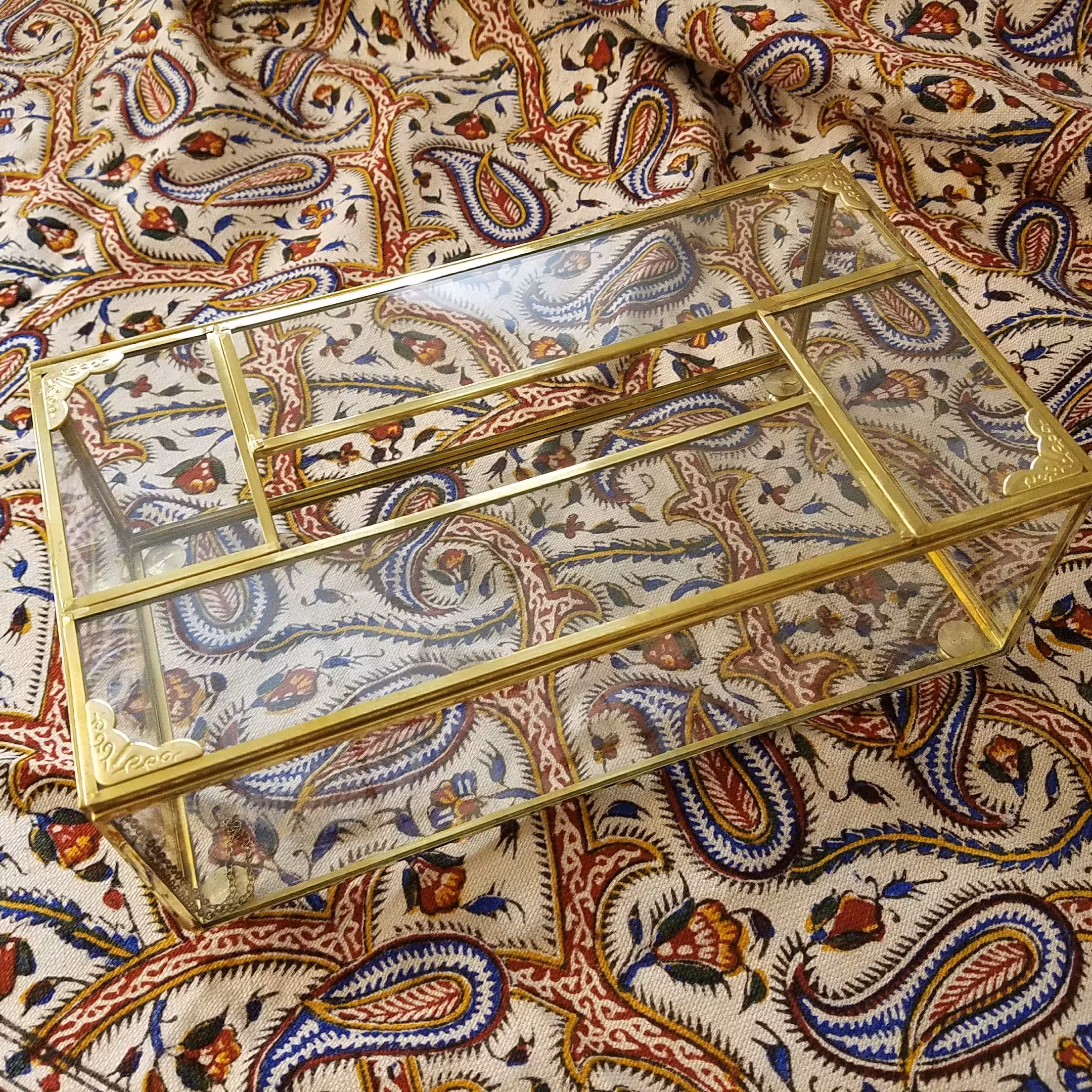 جا دستمال کاغذی شیشه ای