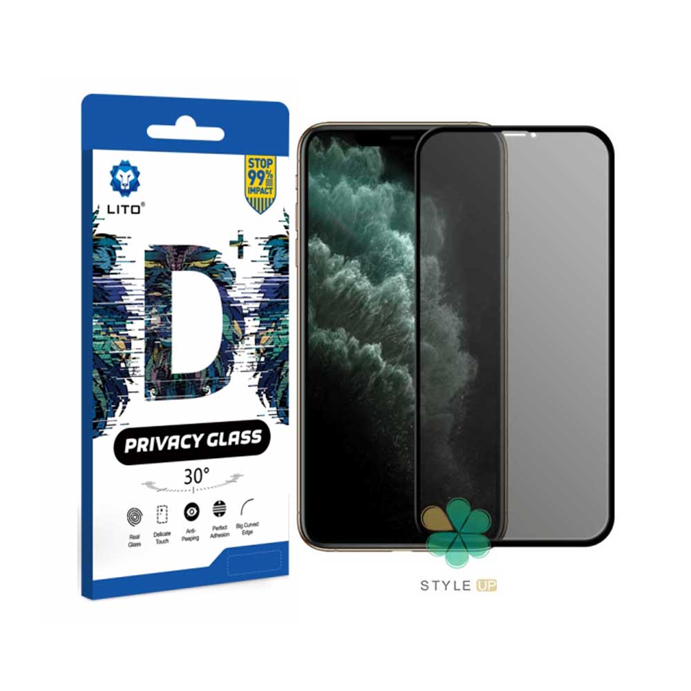 گلس گوشی آیفون Apple iPhone 11 Pro مدل LITO D  Privacy