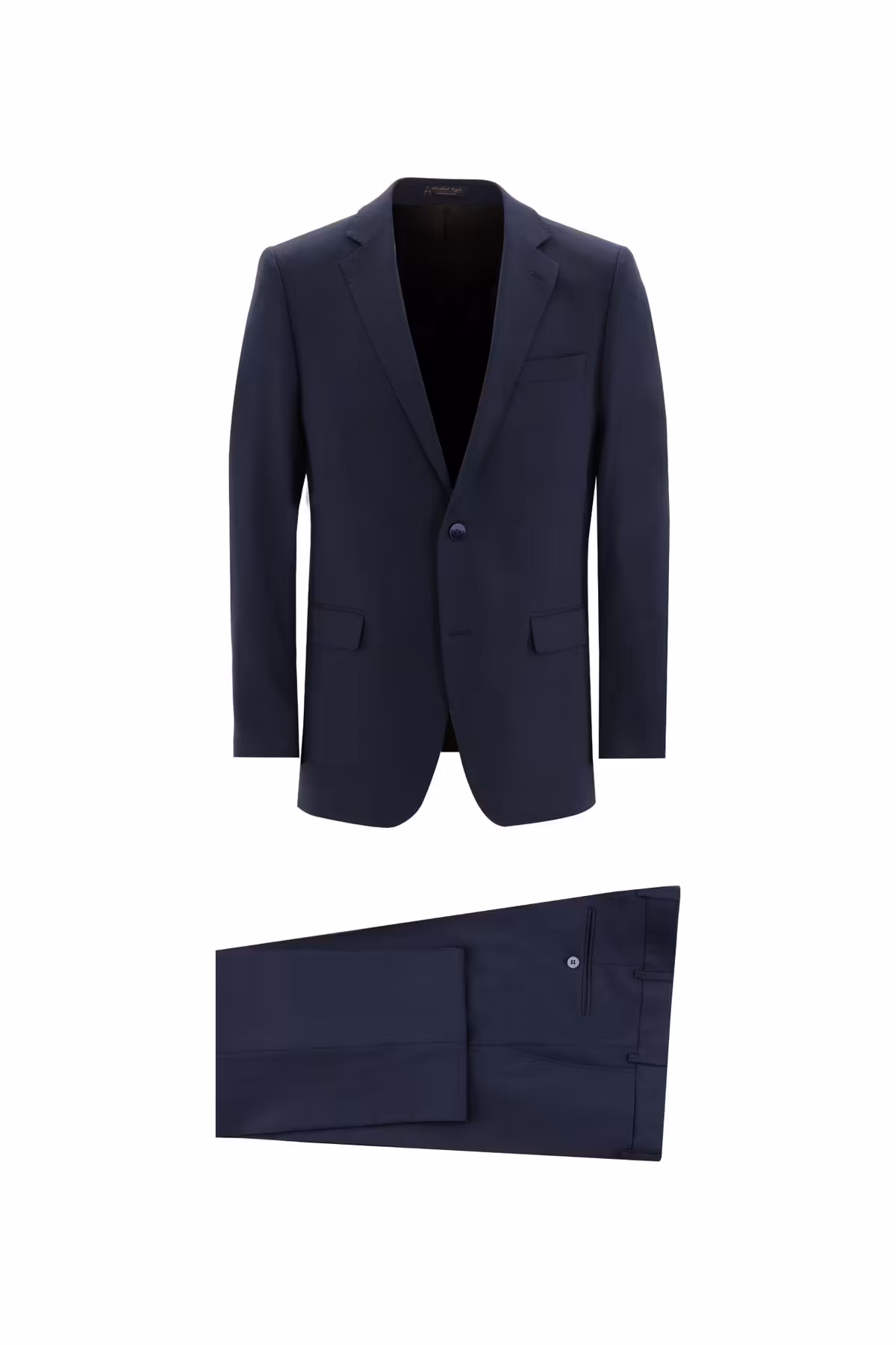 کت وشلوار آبی مردانه و شلوار با الگوی کلاسیک پشم Kiğılı