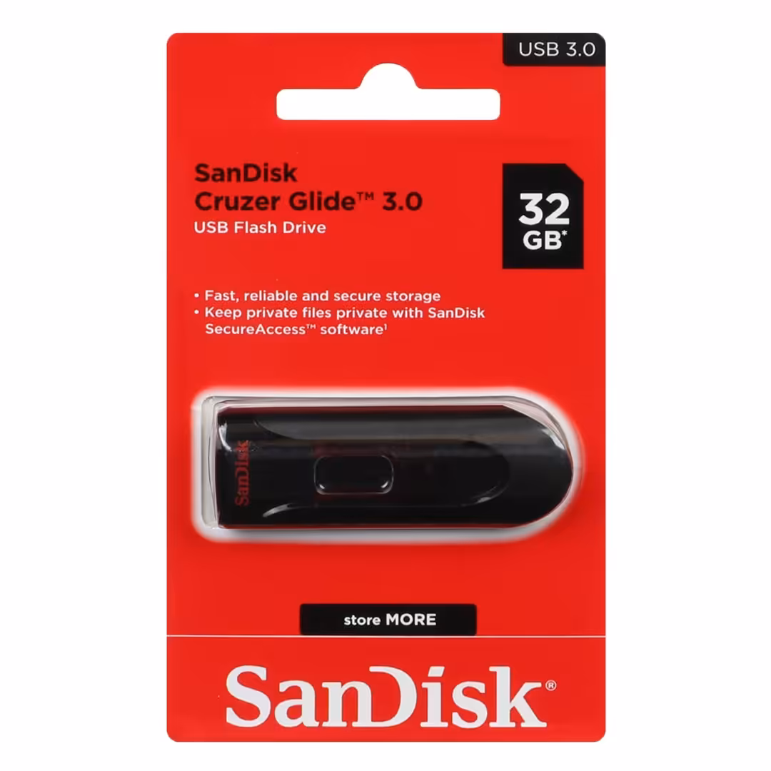 فلش مموری 32 گیگ سن دیسک USB3   