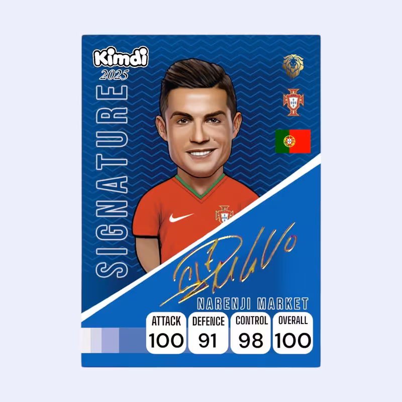 اسباب بازی شانسی کیمدی مدل سیگنیچر رونالدو 2035 کد100