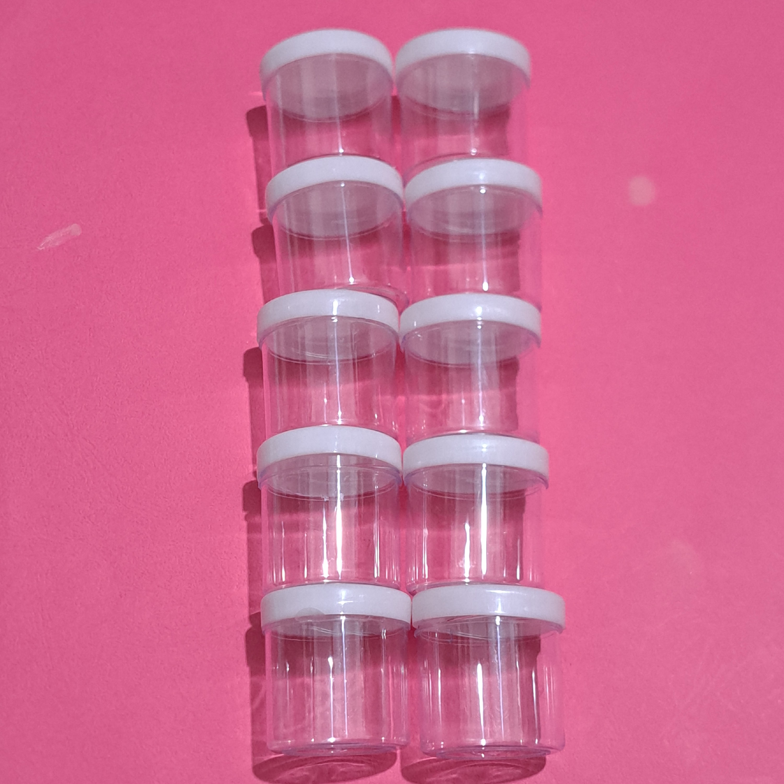 قوطی نگهدارنده رنگ حجم 60گرم(بسته 10 عددی)