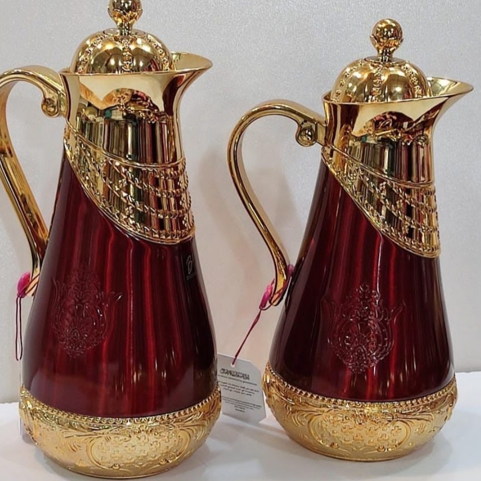 فلاسک جفتی عربی اماراتی مسی طلایی