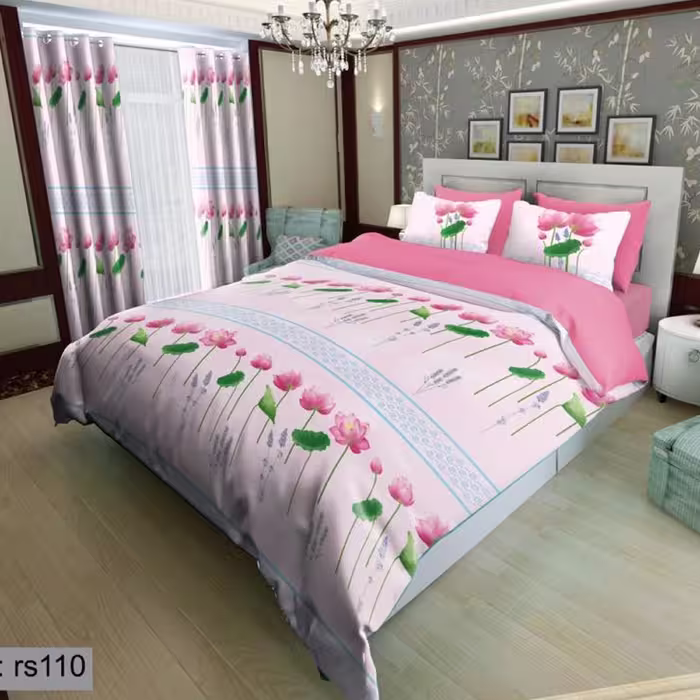 سرویس روتختی 2 نفره تنسل چاپی برندترک لند(Turk Land) rs 110